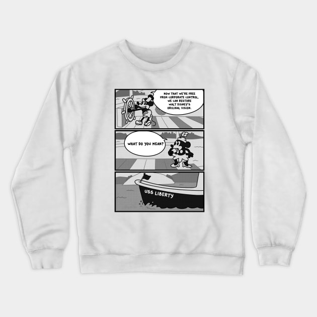 steamboat corporate Crewneck Sweatshirt by azuki_89